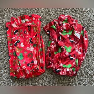 Charlie’s Project lot of 2 red Mickey Mouse Disney Christmas dresses Girls’ Sz 7